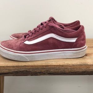 Suede Vans.
